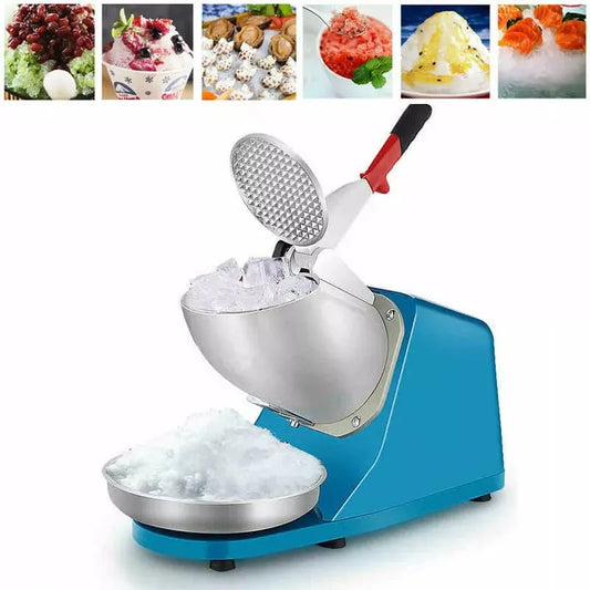 Electric Ice Shaver Crusher Machine, Electric Portable Snow Maker