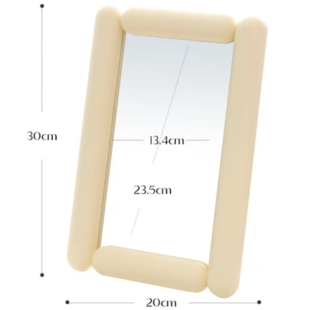 New Portable Makeup Mirror with Stand Irregular Shape Vanity Mirror