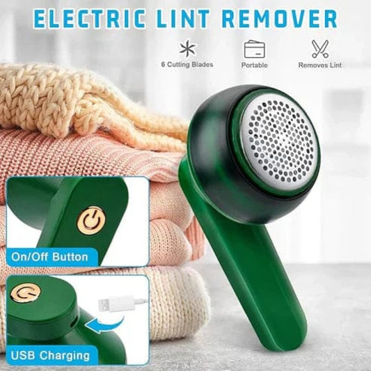 Electric Rechargeable Portable Lint Remover - Sweater and Clothing Lint Cleaner
